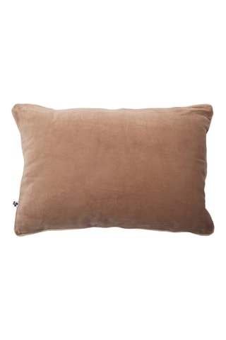 Coussin en velours Cesar - Marron - 40 x 60 cm