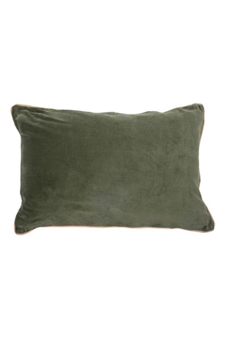 Coussin en velours Cesar - Kaki - 40 x 60 cm