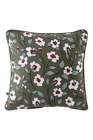 Coussin Flora - Kaki - 45 x 45 cm