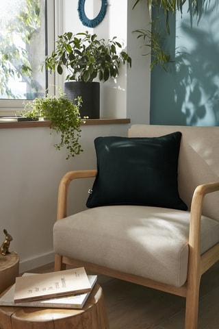 Coussin Gaia - Vert foncé - 45 x 45 cm