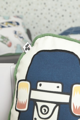 Coussin réversible California - Bleu marine - 65 x 25 cm