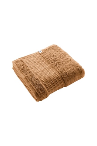 Serviette de toilette Garance - Marron - 50 x 90 cm