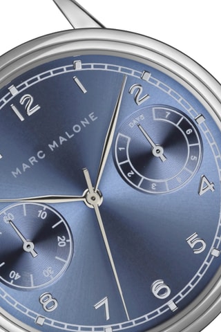 Leren Quartz Horloge - Zwart en Zilverkleurig