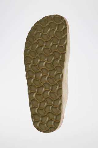 Mules en nubuck - Kaki