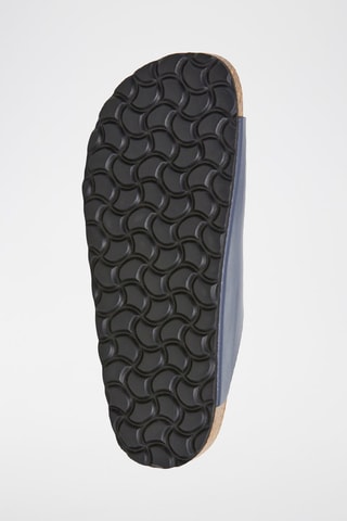 Mules en cuir - Bleu marine