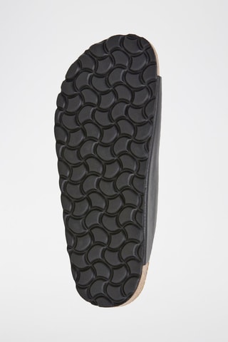 Mules en cuir - Noir