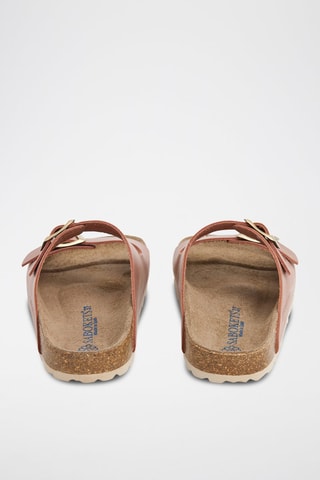 Mules en cuir - Rose