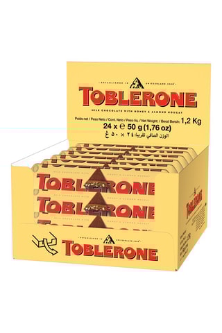 Toblerone chocolat au lait - 24 x 50 g