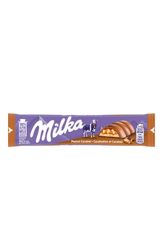 Barre de chocolat au lait Peanut Caramel Milka - 36 x 37 g
