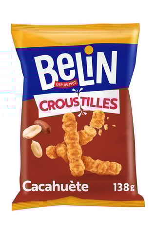 8 sachets de croustilles cacahuètes Belin - 8 x 138 g