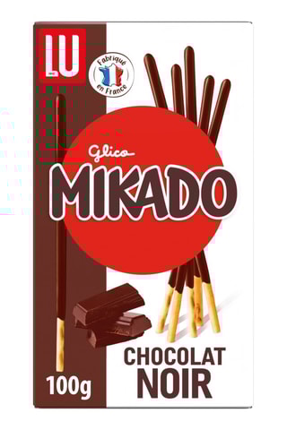 12 paquets de Mikado chocolat noir - 12 x 100 g