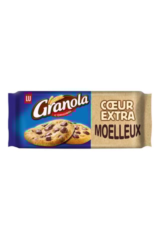 5 paquets de cookies cœur extra moelleux Granola - 5 x 208 g 