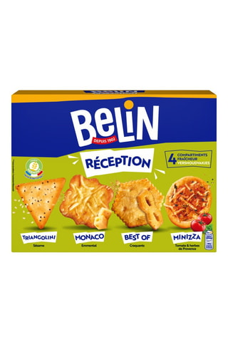 4 paquets de crackers assortiment Réception - 4 x 380 g