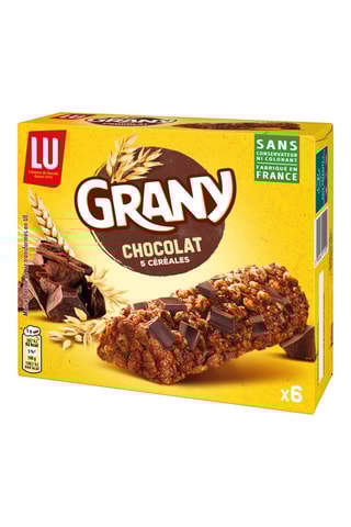 8 x Barres de céréales au chocolat Grany - 125 g
