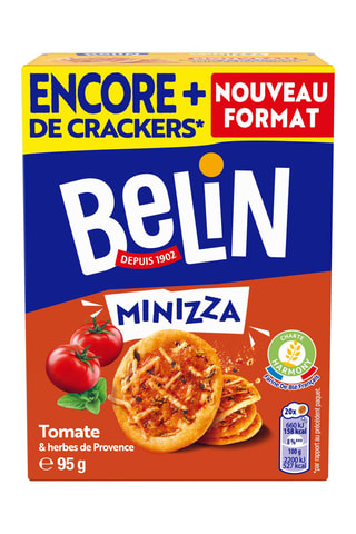 8 x Belin Crackers Minizza Tomate - 95 g