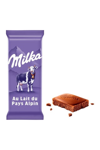 12 x Tablette Chocolat au lait du Pays Alpin Milka - 100 g