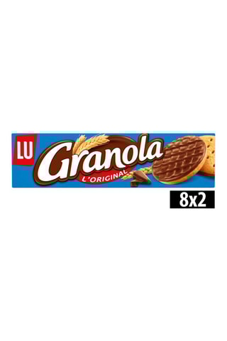 18 x Granola nappé chocolat au lait - 200 g