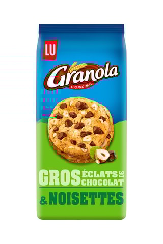 10 x Granola Extra Cookie Noisettes - 184 g