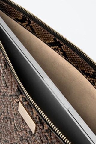 Pochete Ideal of Sweden - Leia - Castanho e preto