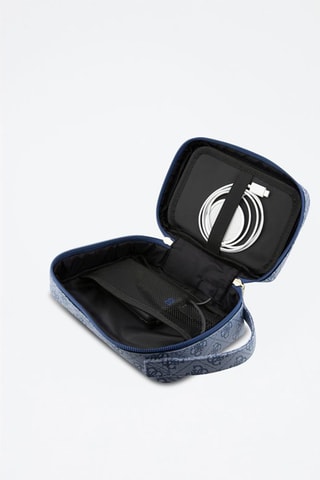 Capa de viagem Stripe 4G - Azul e cinzento