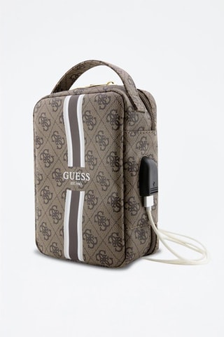 Capa de viagem Stripe 4G - Castanho e cinzento