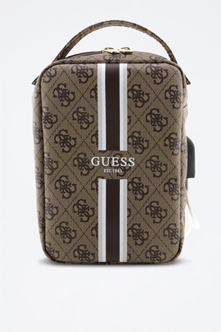 Capa de viagem Stripe 4G - Castanho e cinzento