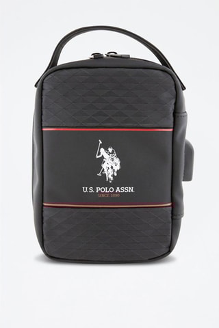 Capa de viagem Middle Stripe - Preto e vermelho