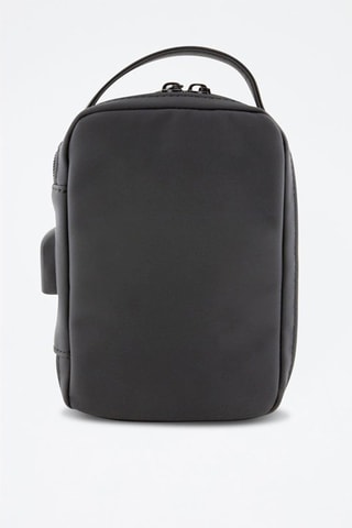 Capa de viagem Middle Stripe - Preto e vermelho