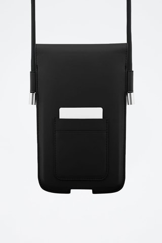 Pasta Lacoste Monogramme - Preto