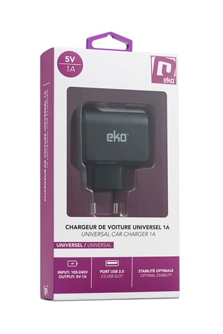 Adaptador de tomada 1 entrada USB - EKO