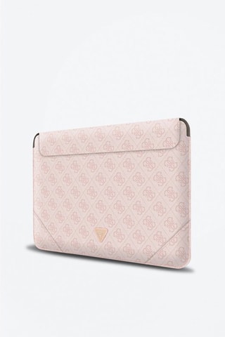 Pasta magnética para computador 13" & 14" Guess - Modelo 4G Triangle - Rosa - Guess