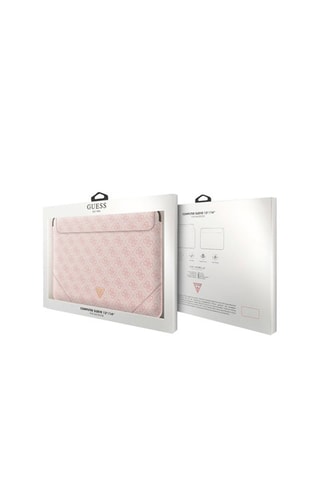 Pasta magnética para computador 13" & 14" Guess - Modelo 4G Triangle - Rosa - Guess