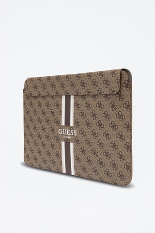 Capa magnética para computador 13" e 14" Stripe 4G - Castanho - Guess - Guess