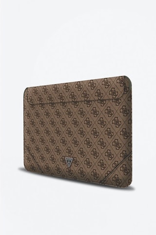 Pasta magnética para computador 13" & 14" Guess - Modelo 4G Triangle - Castanho - Guess