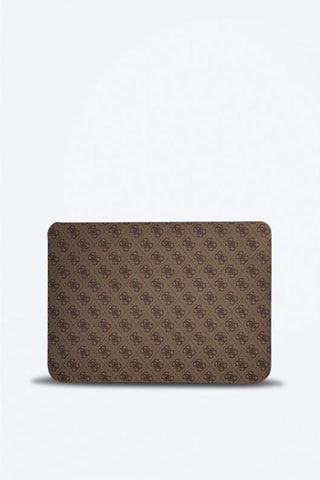 Pasta magnética para computador 13" & 14" Guess - Modelo 4G Triangle - Castanho - Guess