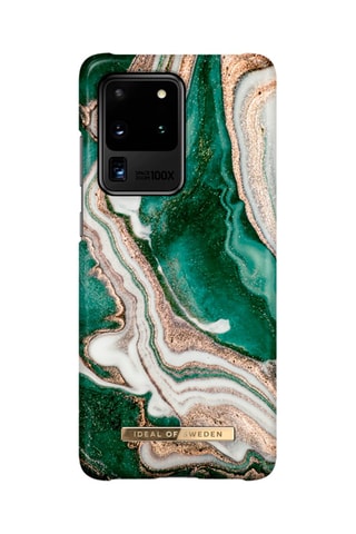 Capa Galaxy S20 Verde e dourado