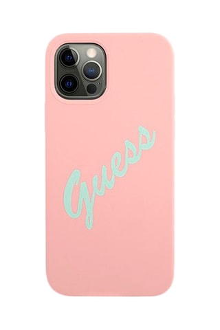 Capa iPhone 12 Pro Max Rosa e branco - Guess