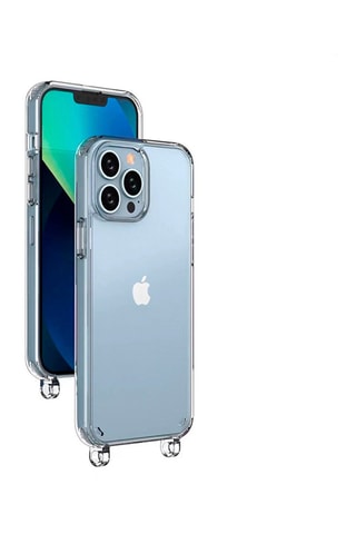 Capa com cordão iPhone 13 Pro Max - Transparente - EKO