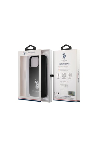 Capa iPhone 13 Pro Preto - U.S Polo ASSN.