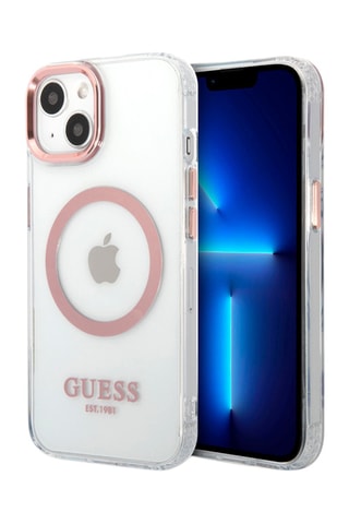 Capa iPhone 14 Plus Magsafe Transparente - Guess