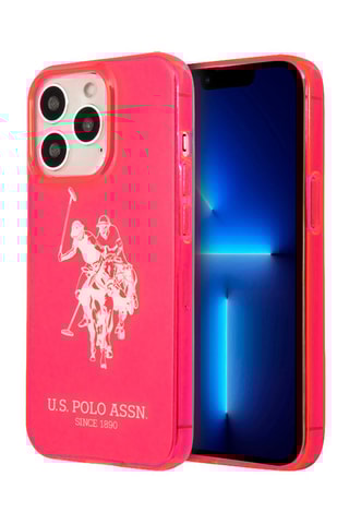 Capa iPhone 13 Pro Rosa - U.S Polo ASSN.