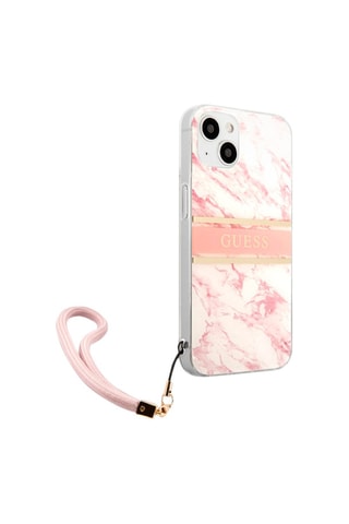 Capa iPhone 13 Mini Rosa e branco - Guess