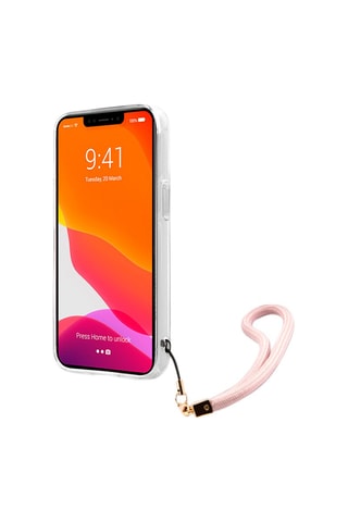 Capa iPhone 13 Mini Rosa e branco - Guess