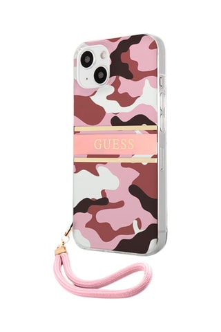 Capa iPhone 13 Rosa e castanho - Guess