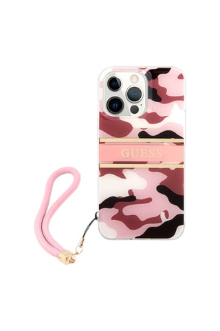 Capa iPhone 13 Pro Rosa e castanho - Guess
