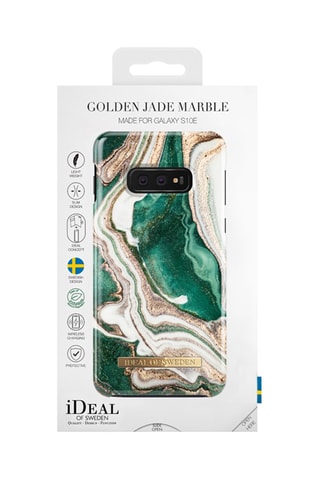 Capa Galaxy S10 Edge Verde e dourado