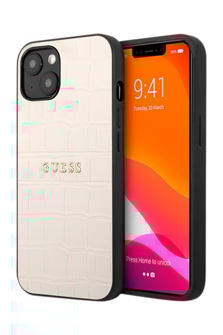 Capa iPhone 13 Bege e preto - Guess