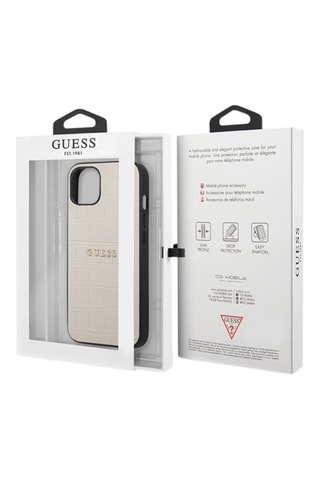 Capa iPhone 13 Bege e preto - Guess