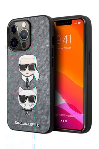 Capa iPhone 13 Pro Cinzento e preto