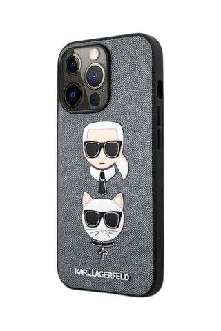 Capa iPhone 13 Pro Cinzento e preto